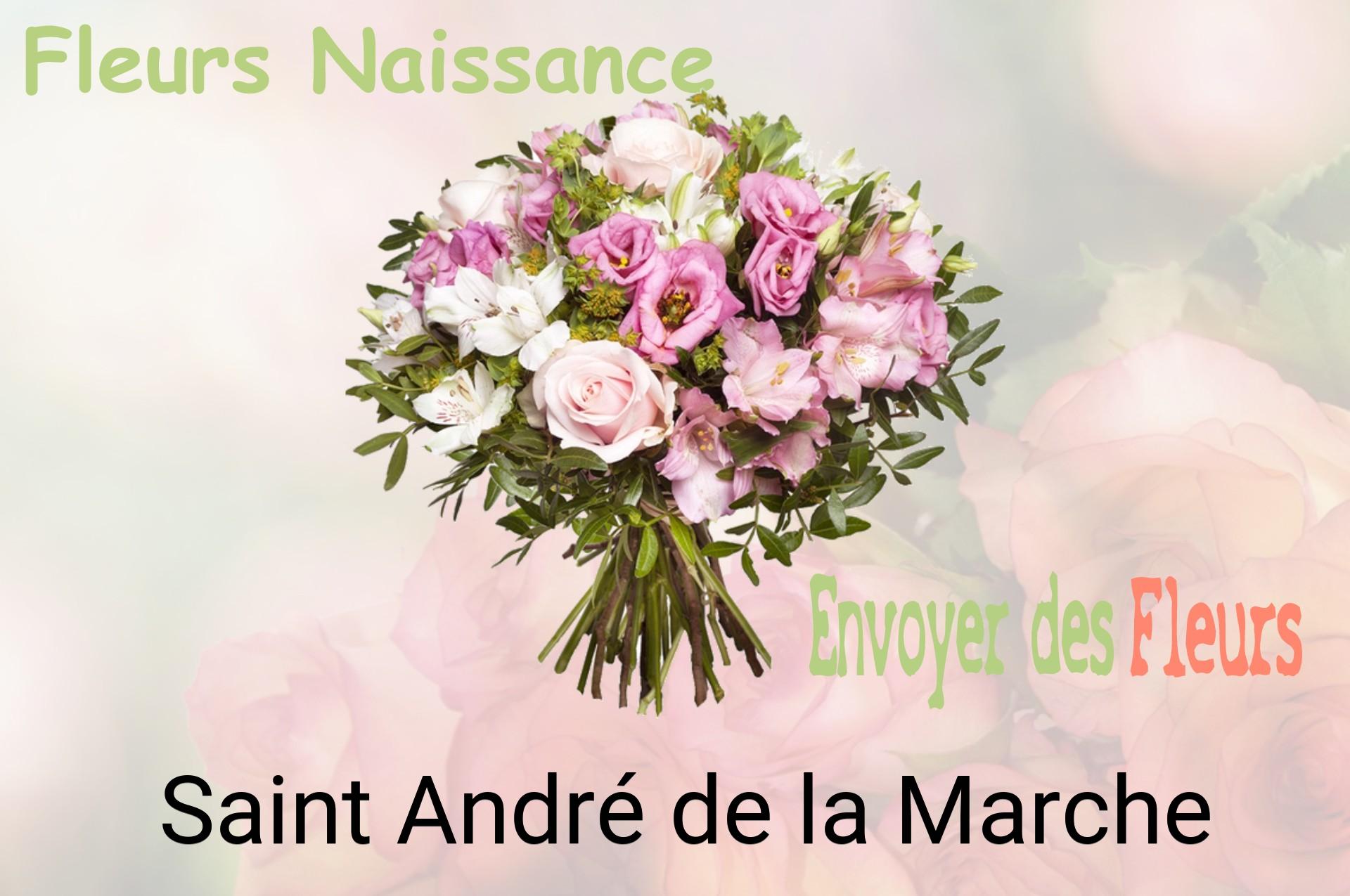 Bouquet de fleurs de naissance livré à Saint-André-de-la-Marche